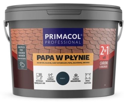 Papa gruntująca w płynie antracyt grafit